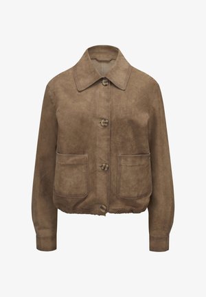 Milestone, MSROSA - Lederjacke - dunkel beige