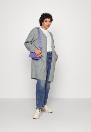 ONCSILLY LONG CARDIGAN - Cardigans - medium grey melange