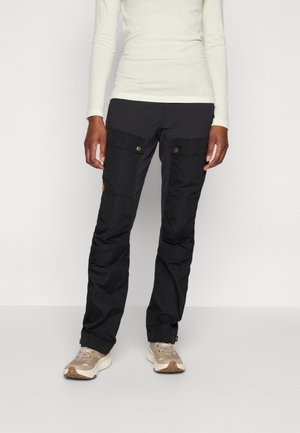 Fjällräven KEB TROUSERS W - Ulkohousut - black