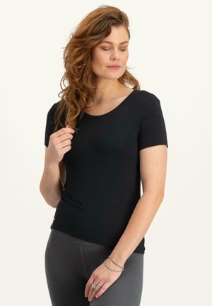 LUNA TEE - T-shirt print - urban black