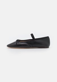 LEONIE SOFT BALLET FLAT - Balerini cu barete - black