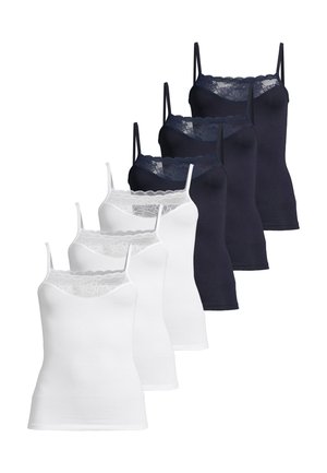 6-PACK - Undertrøjer - weiß   blau