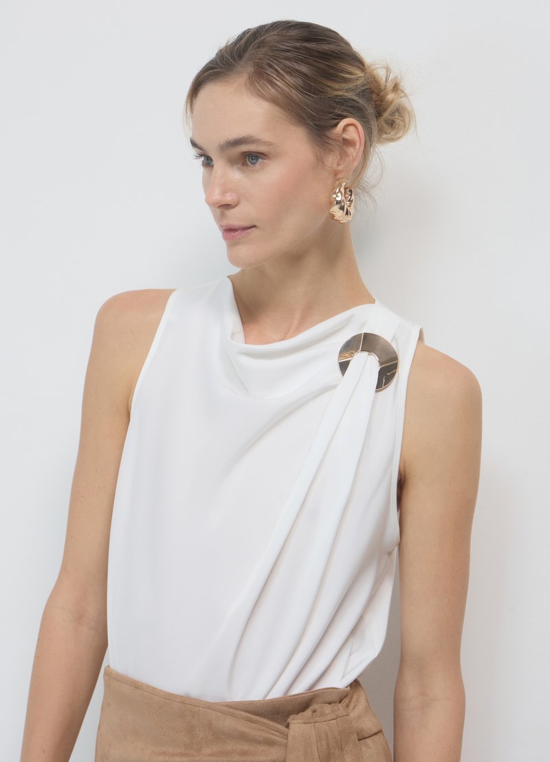 Calliope Top - bianco lana