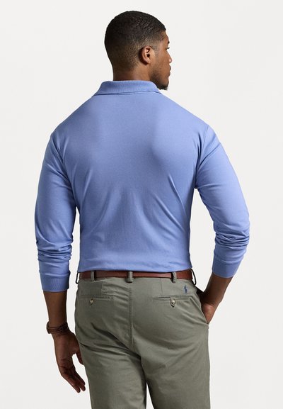 Polo Ralph Lauren Big & Tall SOFT COTTON LONG-SLEEVE POLO SHIRT - Polo krekls - campus blue