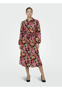 JDY MIDI LANGARM - Abito a camicia - black
