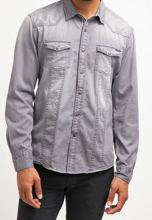 Shirt - grey denim