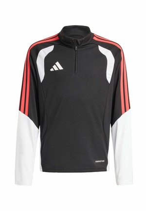 TIRO 26 COMPETITION TRAINING  - Long sleeved top - black   semi lucid red