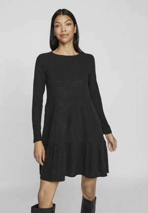 VILA Robe pull - black