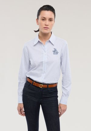 IN A RIGHE - Hemdbluse - blue amalfi