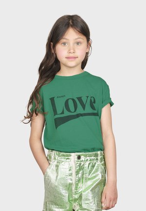 ROOSTER UNISEX - Print T-shirt - dark green