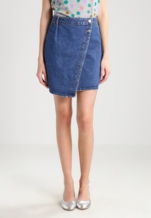 Denimová sukně - blue denim