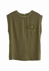 Next POCKET  REGULAR FIT - Felső - khaki green
