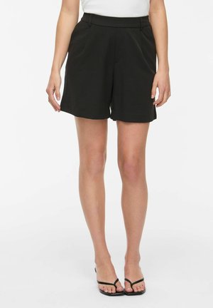 VILA SHORTS VIVARONE LOOSE-FIT - Šortky - black