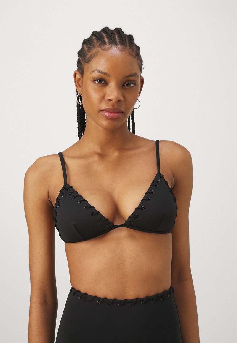 Good American - WHIP STICH TRIANGLE  - Bikinitop - black, Vergroten