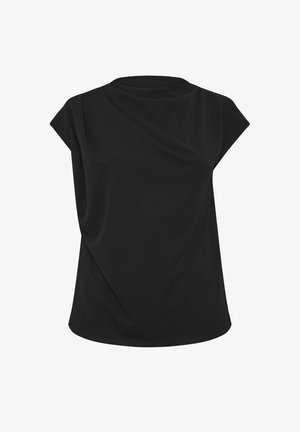 Yours Clothing, PLUS SIZE GOING OUT TOPS - T-shirts print - black