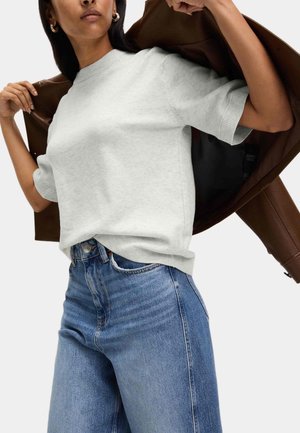 CREW NECK - T-Shirt basic - light grey