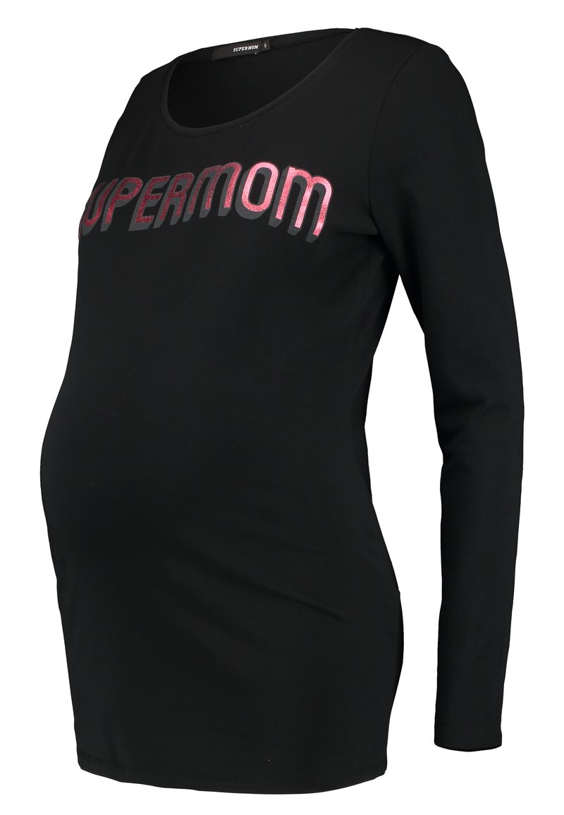 Supermom Longsleeve zwart