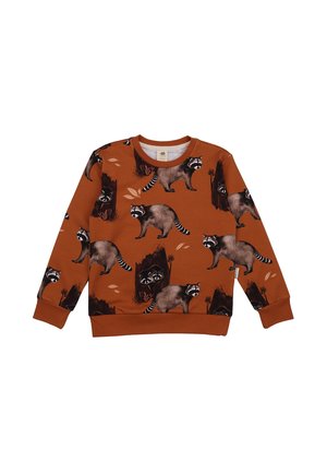 Walkiddy, CURIOUS RACCOONS - Sweatshirt - terracotta