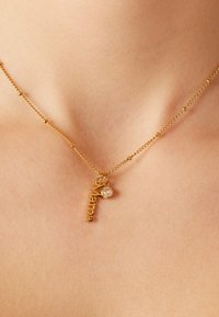 Lucardi Ketting - gold coloured white