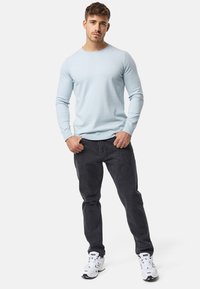 INDICODE JEANS GAMAL - Strickpullover - celestial blue