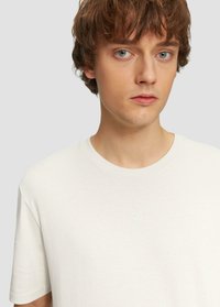 QS T-Shirt basic - hellgrau