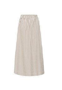 MUNEVO - Maksihame - brown and white stripe