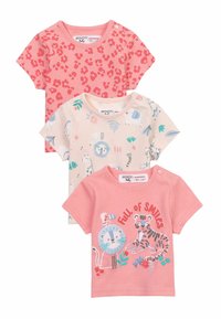 MINOTI - SHORT SLEEVE 3 PACK - Triko s potiskem - coral peach Miniatura obrázku 1