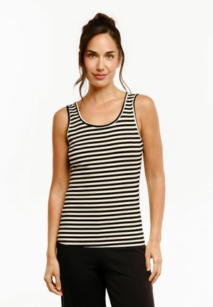 Liberté Essentiel, NATALIA TANK TOP - Top - black creme stripe