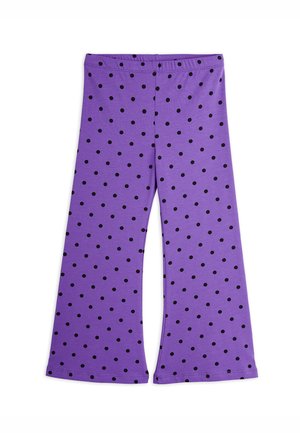 POLKA DOT FLARED TROUSERS UNISEX - Donji dijelovi trenirke - purple