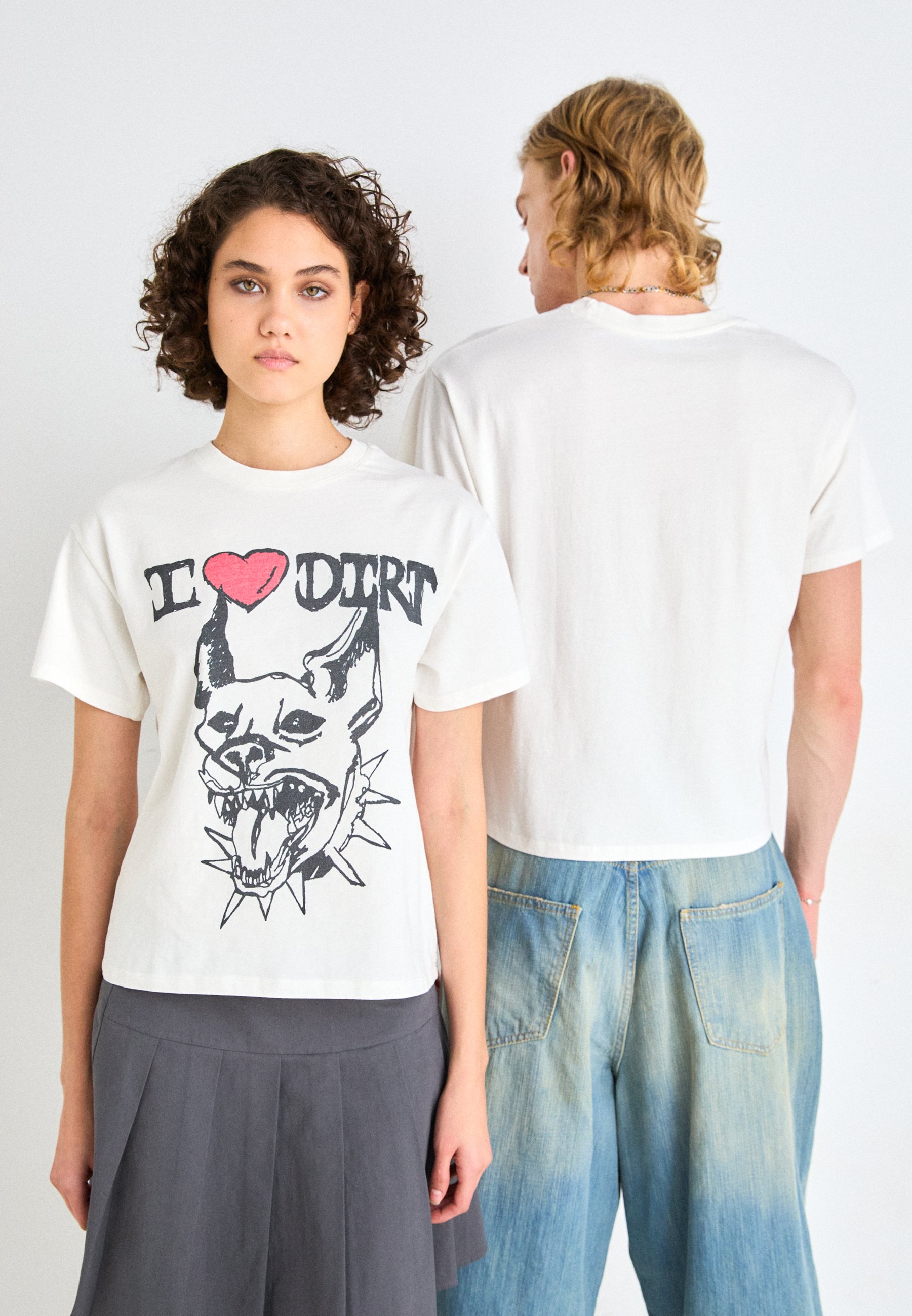 Jaded London UNISEX - T-shirt z nadrukiem/biały - Zalando.pl