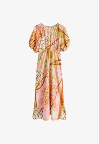 Niewybrane, orange floral print