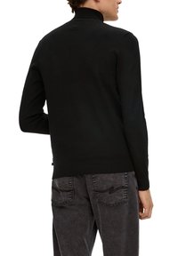 QS MIT TURTLENECK - Trui - schwarz