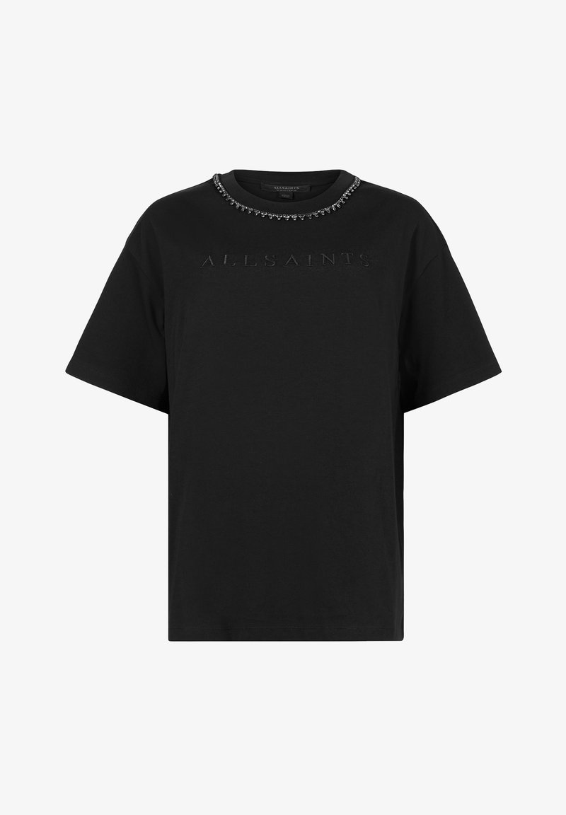 AllSaints PIPPA DIAMANTE T Shirt Print Black schwarz Zalando at allsaints-pippa-diamante-t-shirt-print-black-schwarz-zalando-at
