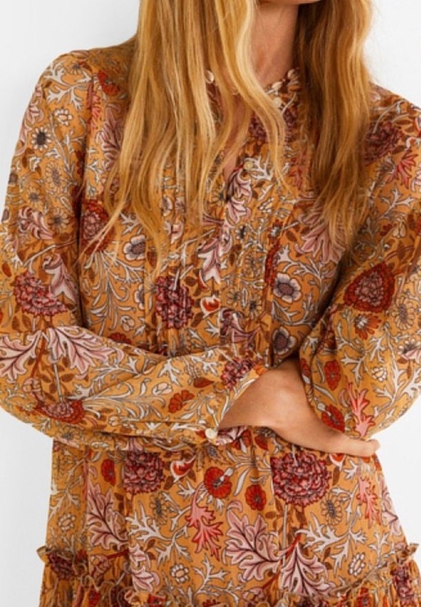 Mango Shirt dress apricot (Pre-owned)