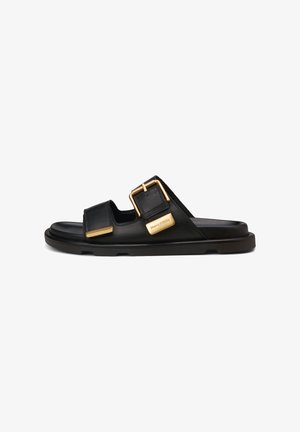 Marc O'Polo AUS EDLEM - Pantolette flach - black