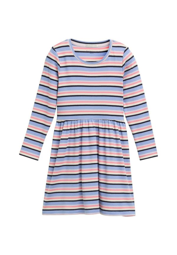 Strickkleid - multicolor lurex stripe