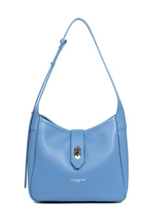 TOP DOUBLE - Handtas - bleu santorin in argent