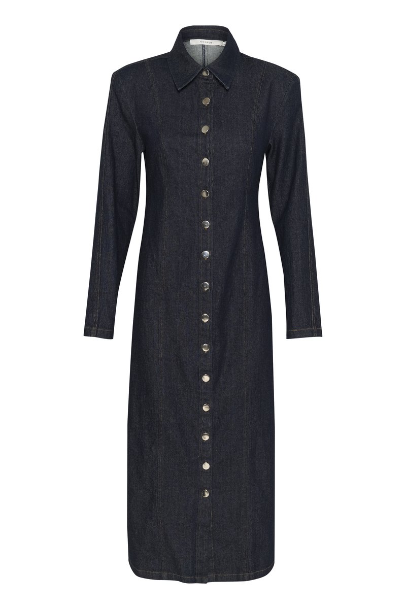 Gestuz Jeansjurken ruw denim/rawdenim Gestuz Jeansjurken ruw denim/rawdenim