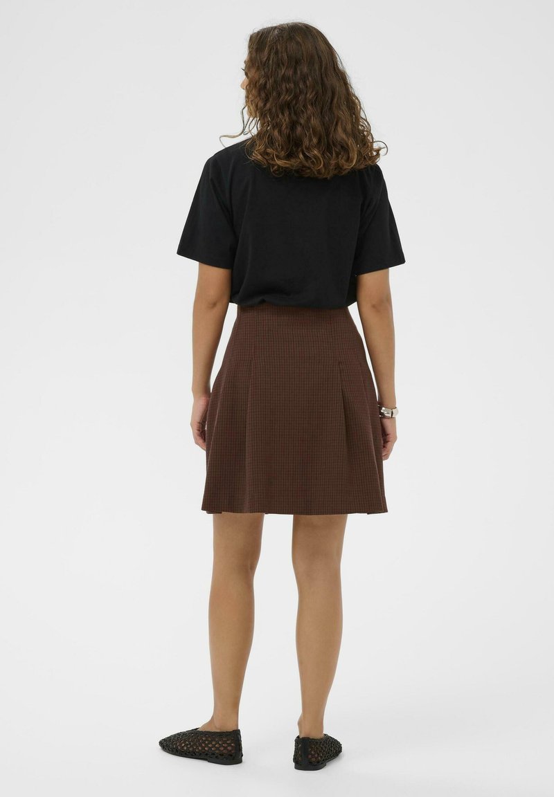 Jupe Plissée à Carreaux Violette A|wear - Taille 12, Longueur Genou - Occasion Parfait état