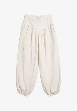 Bosanova, PANTALÓN BALLOON CAQUI CON CREMALLERA - Pantalones - beige