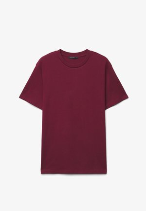 Calliope, T-SHIRT TINTA UNITA - T-shirt basic - bordeaux