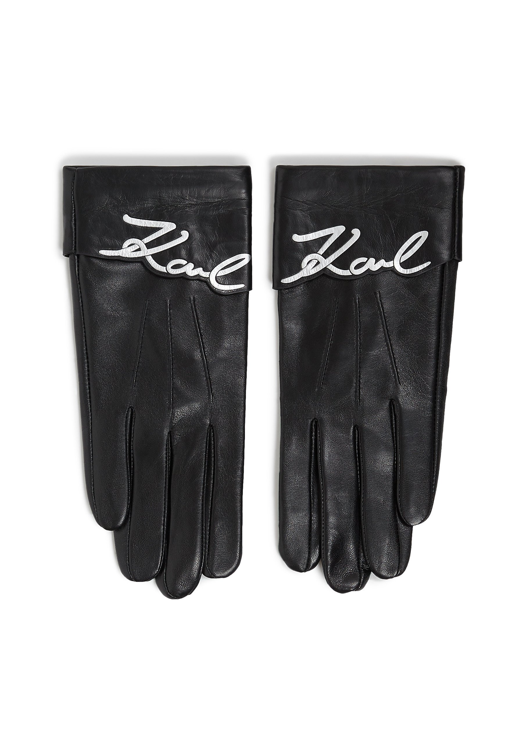 KARL LAGERFELD SIGNATURE - Fingerhandschuh - black/schwarz - Zalando.ch