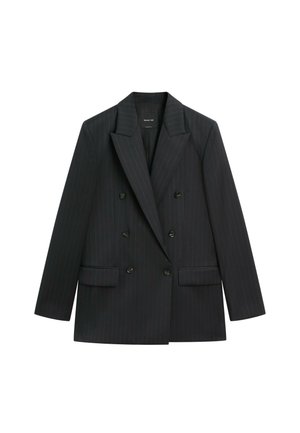 Massimo Dutti, Short coat - mottled dark blue