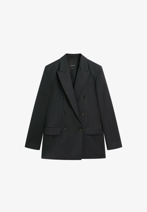 Massimo Dutti, Short coat - mottled dark blue