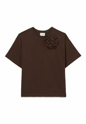 Claudie Pierlot, TEE SHIRT - Camiseta estampada - chocolat