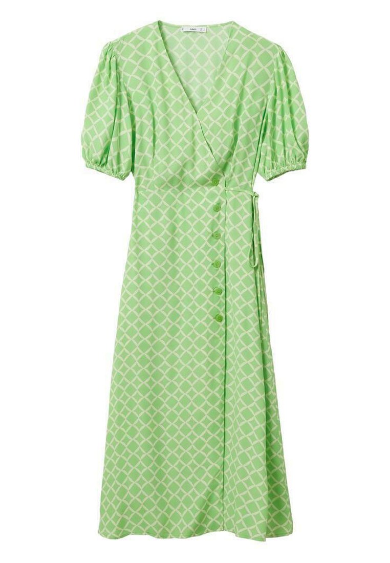 Mango Jurk lichtgroen