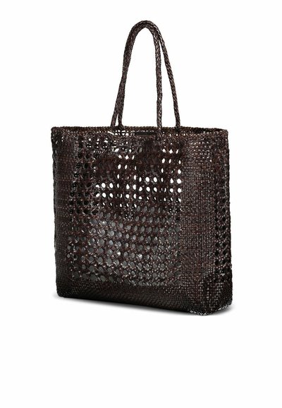 DRAGON DIFFUSION OPEN CANNAGE WEAVE - Cabas - marrone