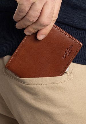 Gusti Leder PAWEL RFID - Punge - dark brown