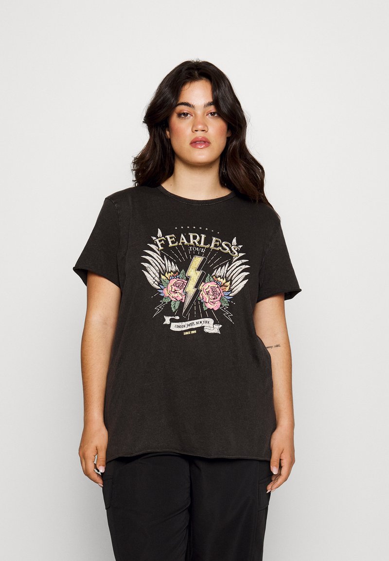 Only Carmakoma Vivibe t-shirt white