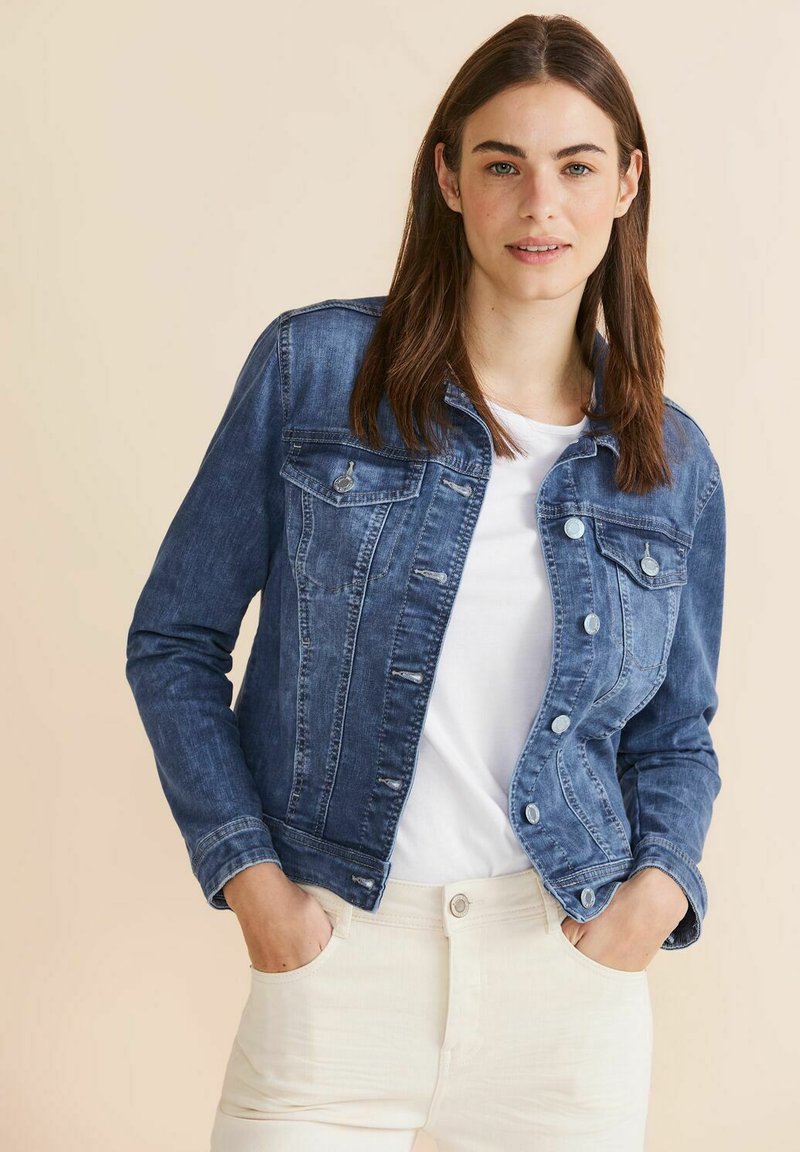 Street One STRUKTUR SHIRTJACKE - Giacca leggera - weiß/avorio